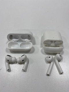 2 PAIRS OF AIRPODS EARBUDS IN WHITE (WITH CHARGING CASE) [JPTM127603]