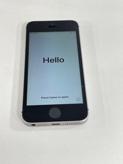 APPLE IPHONE SE 32GB SMARTPHONE IN SPACE GREY: MODEL NO A1723 [JPTM127583]