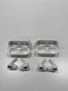 2 PAIRS OF AIRPODS EARBUDS IN WHITE (WITH CHARGING CASE) [JPTM127597]