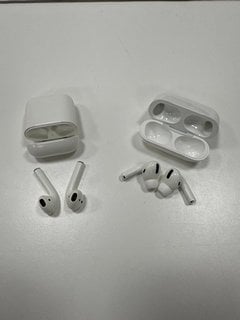 2 PAIRS OF AIRPODS EARBUDS IN WHITE (WITH CHARGING CASE) [JPTM127554]