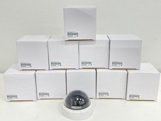 10 X DUMMY/DECOY MINI INDOOR DOME CAMERAS (ORIGINAL RRP - £179) IN WHITE: MODEL NO DKY020W (UNUSED RETAIL) [JPTM127436]