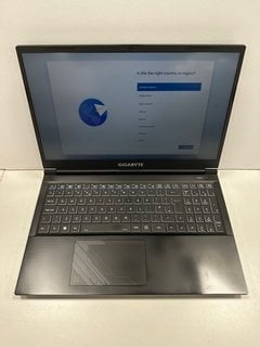 GIGABYTE G5 512GB LAPTOP IN BLACK: MODEL NO AX211NGW. INTEL CORE I5-12500H @ 2.50GHZ, 16GB RAM, 15.6" SCREEN, NVIDIA GEFORCE RTX 4060 [JPTM127714]