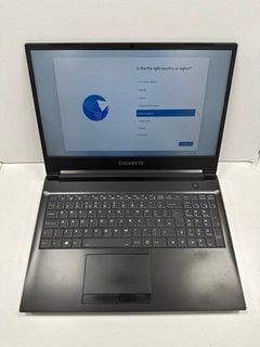 GIGABYTE G5 512GB LAPTOP IN BLACK: MODEL NO AX200NGW. INTEL CORE I5-10500H @ 2.50GHZ, 16GB RAM, 15.6" SCREEN, NVIDIA GEFORCE RTX 3060 [JPTM127708]