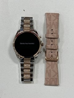 MICHAEL KORS GEN 6 BRADSHAW SMARTWATCH: MODEL NO DW13M1 (BOXED WITH CHARGE CABLE) [JPTM127870]