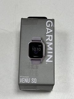 GARMIN VENU SQ SMARTWATCH IN PURPLE: MODEL NO AA3958 (WITH BOX & CHARGER CABLE) [JPTM127724]