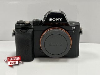 SONY A7 24.3 MEGAPIXELS MIRRORLESS CAMERA IN BLACK: MODEL NO ILCE-7 (BOXED WITH BATTERY) [JPTM127298]