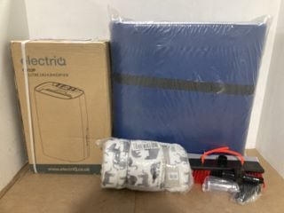 QTY OF ASSORTED ITEMS TO INCLUDE ELECTRIC DEHUMIDIFIER: LOCATION - E8