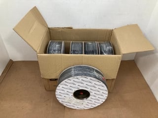 BOX OF SECURI-FLEX SPOOL OF RG6 COAXIAL BLACK PVC - 100M: LOCATION - H5