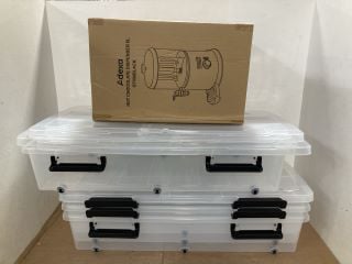 BOX OF CETOMO PLASTIC STORAGE BOXES: LOCATION - H9