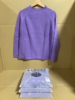 4X KOMODO KATTY JUMPER IN LAVENDER UK SIZE 8,10,12,14: LOCATION - H11