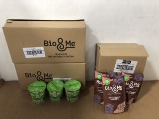 3 X BOXES BIO & ME GUT-LOVING GRANOLA - BBE 10/10/24 TO ALSO INCLUDE 2 X BOXES OF BIO & ME GUT-LOVING STICKY TOFFEE PORRIDGE - BBE 14/3/25: LOCATION - H14