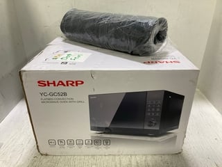 SHARP YC-GC52B 25L FLATBED CONVECTION MICROWAVE OVEN WITH GRILL: LOCATION - H14