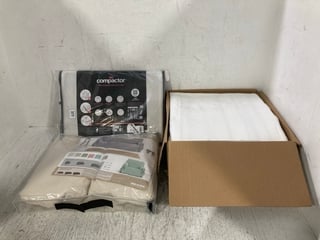 3 X ASSORTED ITEMS TO INCLUDE COMPACTOR VACUUM BOX: LOCATION - H15