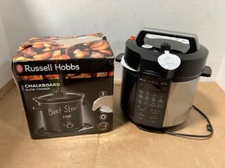 RUSSELL HOBBS CHALKBOARD SLOW COOKER TO ALSO INCLUDE COSORI PRESSURE COOKER: LOCATION - I15