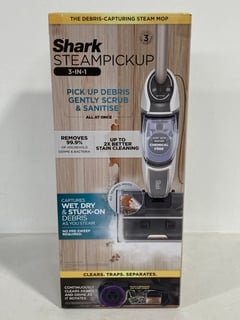 SHARK STEAM PICKUP HARD FLOOR CLEANER MODEL: SD200UK - RRP £199: LOCATION - FRONT BOOTH