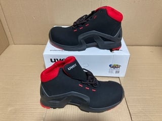 UVEX X-TENDED SUPPORT BOOTS IN BLACK/RED - UK 9: LOCATION - I7