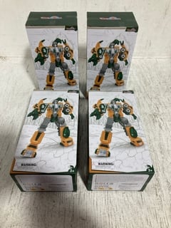 4 X DREAMON 5 IN 1 TRANSFORM ROBOT TOYS: LOCATION - J6