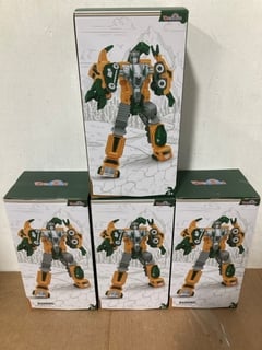 4 X DREAMON 5 IN 1 TRANSFORM ROBOT TOYS: LOCATION - J7