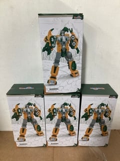 4 X DREAMON 5 IN 1 TRANSFORM ROBOT TOYS: LOCATION - J7