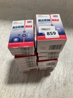 QTY OF ALLICIN MAX POWDER CAPSULES FOOD SUPPLEMENT - BBE 06/26: LOCATION - J17