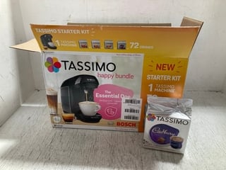 TASSIMO THE ESSENTIAL ONE HAPPY PODS COFFEE MACHINE: LOCATION - J17