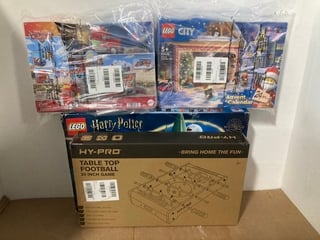 4 X KIDS TOYS TO INCLUDE LEGO HARRY POTTER 76389 HOGWARTS CHAMBER OF SECRETS: LOCATION - J18