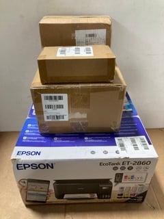 4 X HOUSEHOLD ITEMS TO INCLUDE EPSON ECOTANK ET-2860 PRINTER: LOCATION - J19