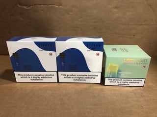 2 X BOXES OF 10 DISPOSABLE ELFBARS (20MG) - 600 PUFFS IN BLUE RAZZ FLAVOUR - BBE: 10.08.2026 TO ALSO INCLUDE BOX OF 10 LOST MARY DISPOSABLE PODS (20MG) - 600 PUFFS IN TRIPLE MELON FLAVOUR - BBE: 15.0