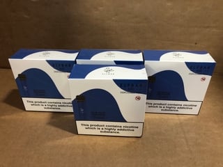 4 X BOXES OF 10 DISPOSABLE ELFBARS (20MG) - 600 PUFFS IN BLUE RAZZ FLAVOUR - BBE: 10.08.2026 (PLEASE NOTE: 18+YEARS ONLY. ID MAY BE REQUIRED): LOCATION - E0