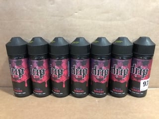 QTY OF DRIP WILD BERRIES VAPE JUICE (PLEASE NOTE: 18+YEARS ONLY. ID MAY BE REQUIRED): LOCATION - E0