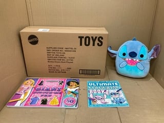 5 X DISNEY TOYS TO INCLUDE STITCH PLUSH TEDDY IN BLUE: LOCATION - E7