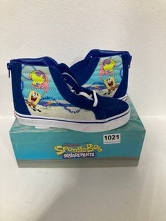 VANS SPONGEBOB SQUAREPANTS SK8-HI ZIP KIDS SHOES (BOTH RIGHT FOOT): LOCATION - BR2