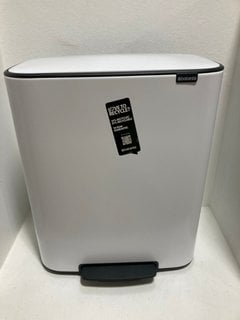 BRABANTIA BO PEDAL 2 X 30 LITRE WASTE BIN - RRP £140: LOCATION - BR4