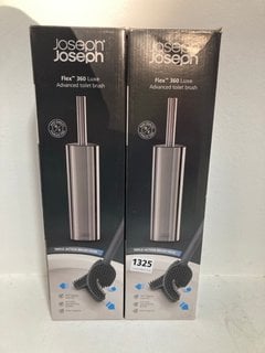 2 X JOSEPH JOSEPH FLEX 360 LUXE ADVANCED TOILET BRUSH: LOCATION - CR7