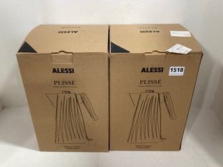 2 X ALESSI PLISSE 1.7L ELECTRIC KETTLES: LOCATION - DR8