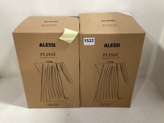 2 X ALESSI PLISSE 1.7L ELECTRIC KETTLES: LOCATION - DR8