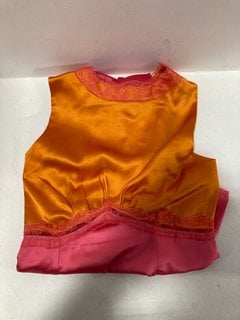 NEVER FULLY DRESSED WOMENS SLEEVELESS MAY DRESS IN PINK/ORANGE - UK 10: LOCATION - DR6