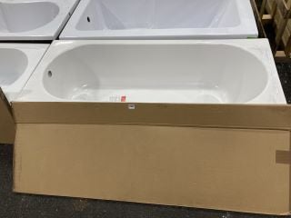 1700 X 700MM NTH SINGLE ENDED BATH WITH A PEARL GREY MAT BATH SIDE PANEL - RRP £429: LOCATION - B8