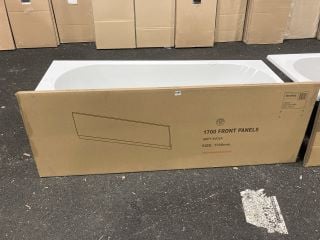 VILLEROY & BOCH 1700 X 700MM NTH SINGLE ENDED BATH WITH A AVOLA GREY BATH SIDE PANEL - RRP £549: LOCATION - B8