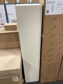 (COLLECTION ONLY) ZANETTI WALL HUNG 2 DOOR BATHROOM CABINET IN BEIGE 1500 X 300 X 240MM - RRP £475: LOCATION - A6