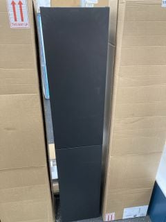 (COLLECTION ONLY) ZANETTI WALL HUNG 2 DOOR BATHROOM CABINET IN BLACK 1500 X 300 X 240MM - RRP £475: LOCATION - A5