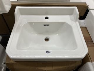 (COLLECTION ONLY) 550MM WIDE 1TH CERAMIC BASIN - RRP £220: LOCATION - A5