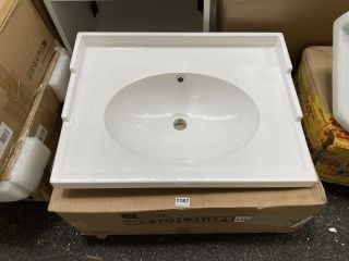 (COLLECTION ONLY) 630 X 470MM TRADITIONAL STYLED BASIN TOP: LOCATION - A6