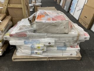 (COLLECTION ONLY) PALLET OF ASSORTED SHOWER TRAYS WITH OTHER ITEMS - RRP £2500: LOCATION - A7