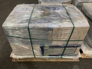 PALLET OF ALELUIA CERAMICS 600 X 300MM TILES IN URBAN STONE MURETTO MIXER, APPROX 47M2 IN TOTAL WEIGHT OF PALLET 704KG - RRP £2243: LOCATION - A1 (KERBSIDE PALLET DELIVERY)