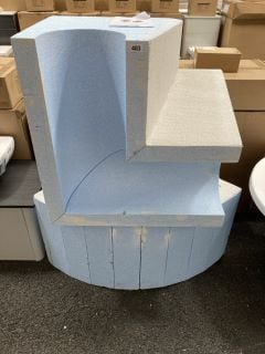 (COLLECTION ONLY) 2 X ASSORTED TILEABLE SHOWER SEAT SECTIONS - RRP £160: LOCATION - A2