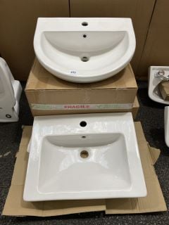 (COLLECTION ONLY) QTY OF ASSORTED CERAMIC BASINS - RRP £600: LOCATION - A3