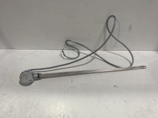 CHROME HEATING ELEMENT FOR TOWEL RADIATORS WITH STAT & TIMER - RRP £145: LOCATION - R2