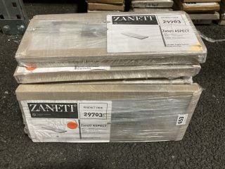 QTY OF ZINETTI ASPECT FLOATING SHELVES - RRP £400: LOCATION - R2