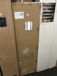 WHITE VERTICAL DOUBLE SLIM PANEL RADIATOR 1600 X 420MM - RRP £625: LOCATION - BACK RACK